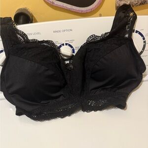 Rhonda Shear Black Lace Bra